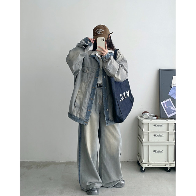 Denim Jacket Women's Autumn Loose Jacket Casual Top