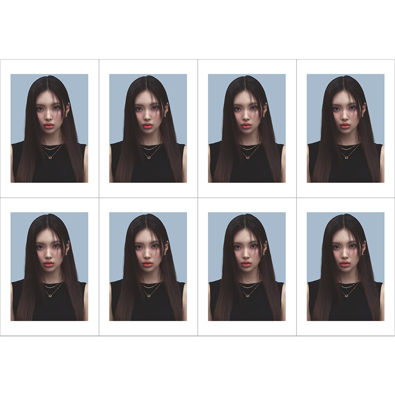 NewJeans MinjiHaerinHyein Hanni周边同款一寸证件照 - 图2