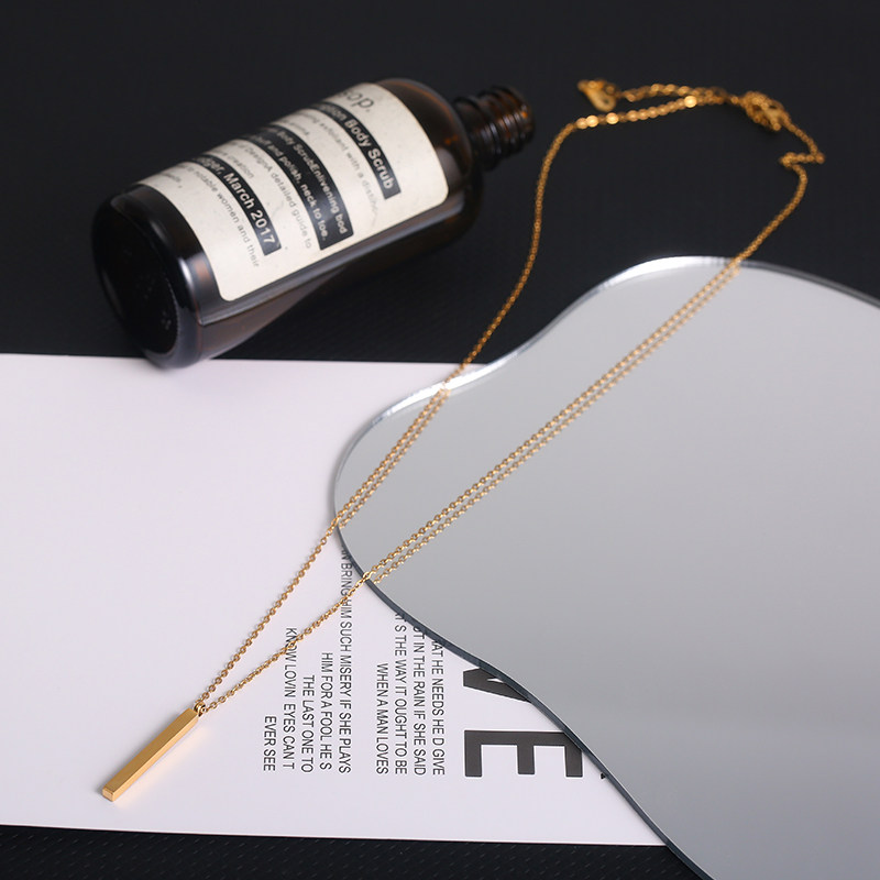 2021年新款潮秋冬小众设计感毛衣链 点创项链