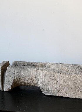 明代石雕庭院物品古董真品摆件古玩老东西收藏空间古艺术陈设流水