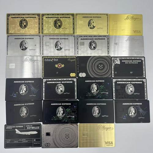 美国运通花卉定制黑卡标准设计2026新颖设计收藏道具卡 - 图1