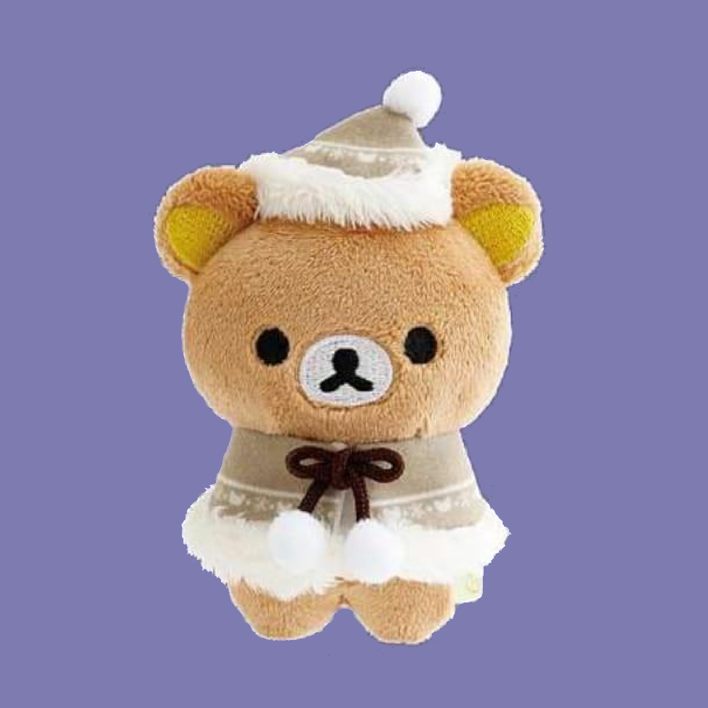 11月日本轻松熊圣诞节限定迷你沙包玩偶手玉毛绒小公仔小玩具礼物,淘宝优惠券,粉丝福利购,淘宝优惠卷