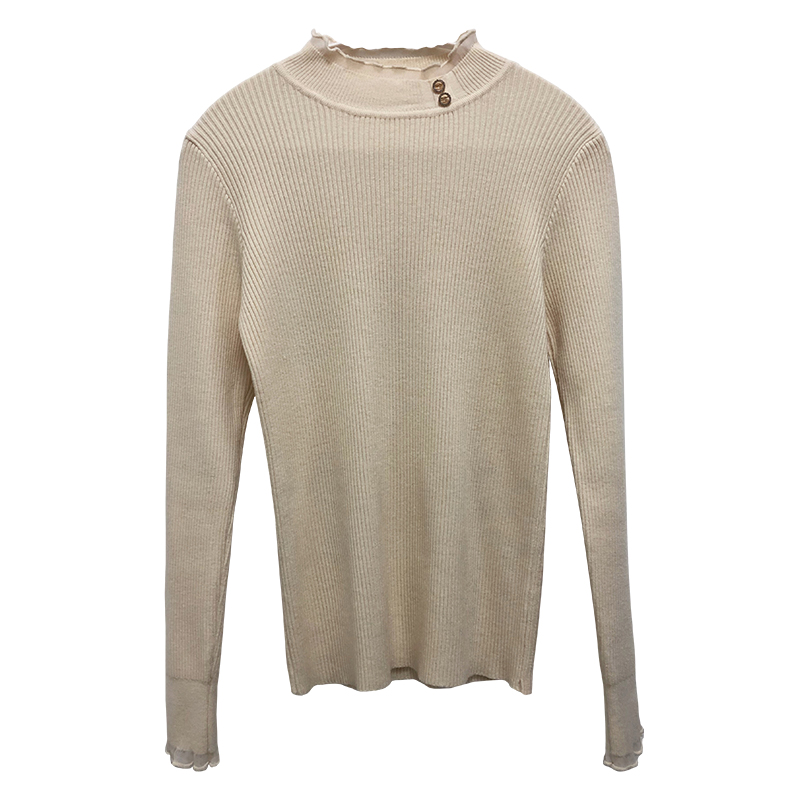 半高领打底衫秋冬2022新款修身毛衣 追苑毛针织衫