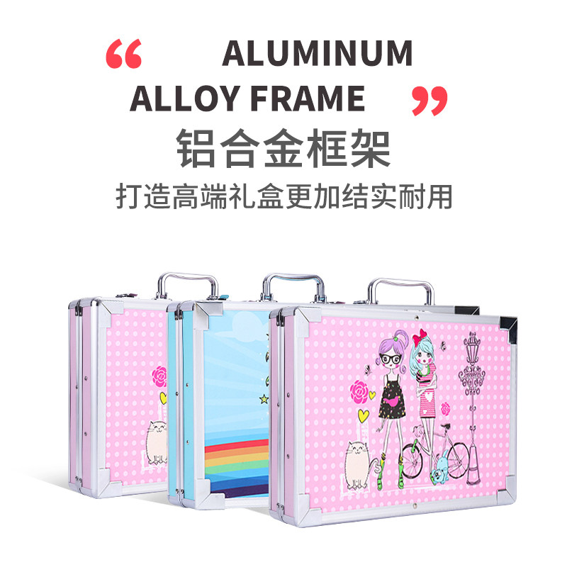 儿童画画工具套装礼盒小学生水彩笔 涩咪咪文具礼盒/绘画套装