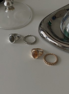 八0423韩国东大门首饰戒指4185967气质新款瑞丽直邮街舞甜美独特