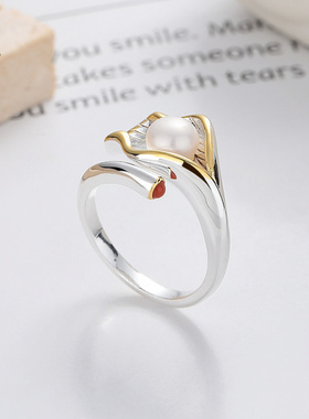 JHEPAN925纯银叶子珍珠