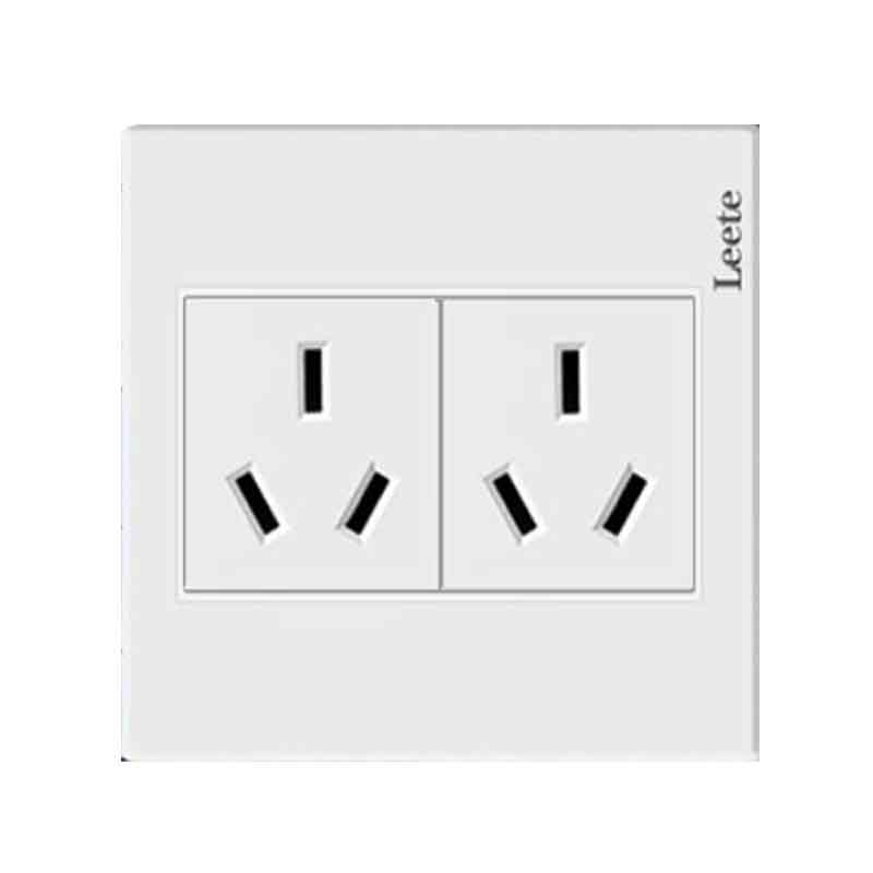 86型六孔插座16A墙壁暗装双3孔三三插双16a6孔空调热水器电源面板-图3
