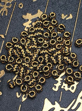 diy红蓝金色大线圈可混搭手绳