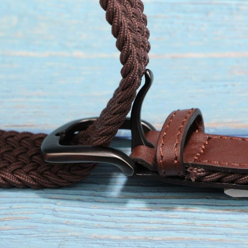 Эластичный дорожный плетеный ремень подходит для мужчин и женщин для отдыха