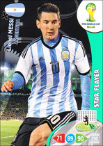 Panini 2014 World Cup game version star card 018 SP card Lionel Messi Messi