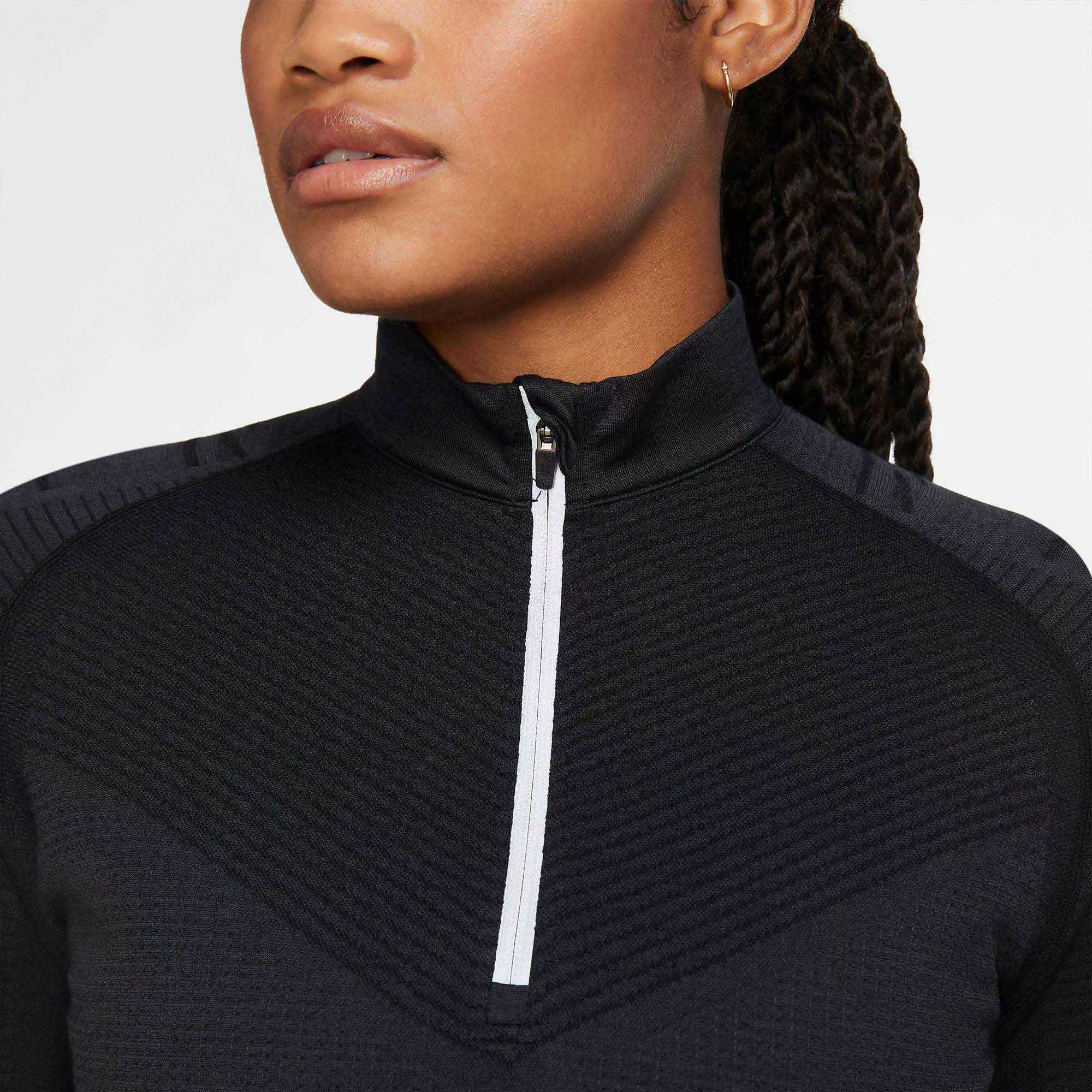 Женская спортивная кофта NIKE/NIKE со спортивной молнией на половину, дышащая, CU6192-010-269