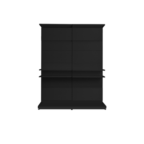 五金少女洞洞板户外装备收纳墙金属骑行露营挂墙板整墙置物展示架 - 图3