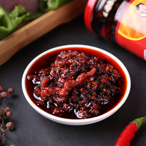老干妈风味豆豉油辣椒*6瓶干煸肉丝*4 - 图3