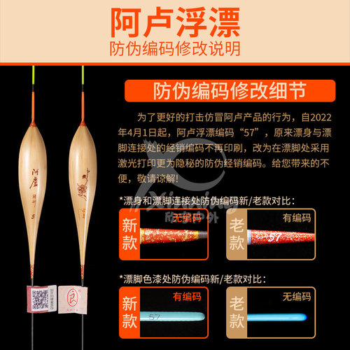 阿卢浮漂官方LPC08芦苇鲫鱼鲤鱼漂混养高灵敏度底钓醒目旗舰c08 - 图3