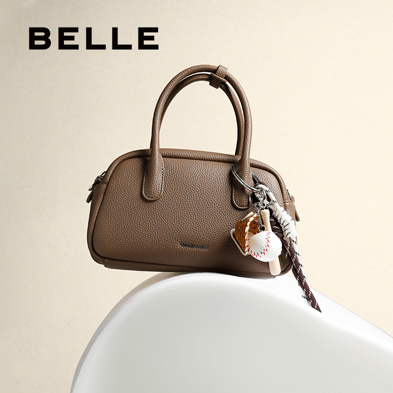 百丽包包女新款单肩斜挎大容量手提保龄球波士顿包法棍包BL832BX5,淘宝优惠券,粉丝福利购,淘宝优惠卷