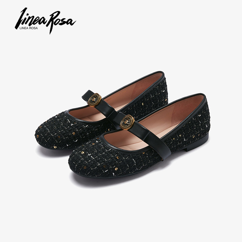 【达播专属】莱尔斯丹24秋新款复古圆头玛丽珍平底单鞋女5T00806,淘宝优惠券,粉丝福利购,淘宝优惠卷