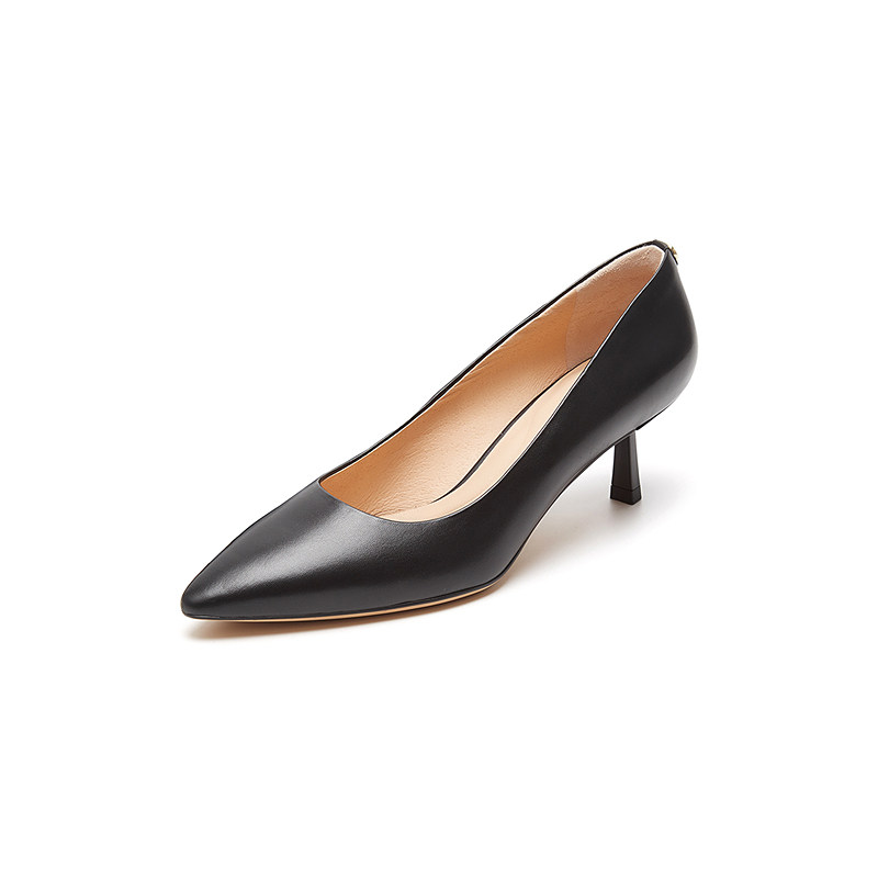 莱尔斯丹商场同款时尚优雅尖头浅口细高跟通勤单鞋女鞋5M51902,淘宝优惠券,粉丝福利购,淘宝优惠卷