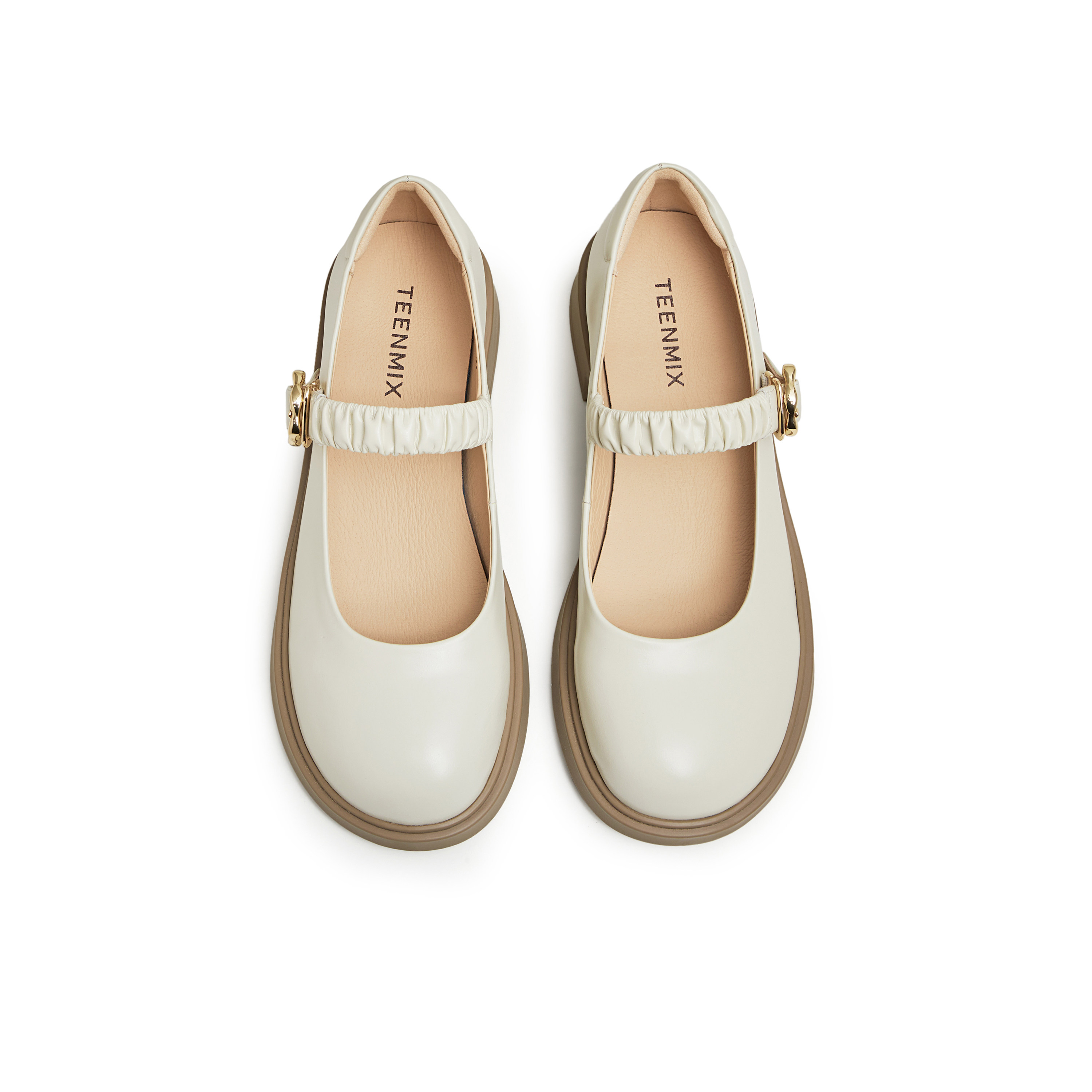 天美意玛丽珍皮鞋浅口单鞋女平底鞋子秋新款COY07AQ4,淘宝优惠券,粉丝福利购,淘宝优惠卷