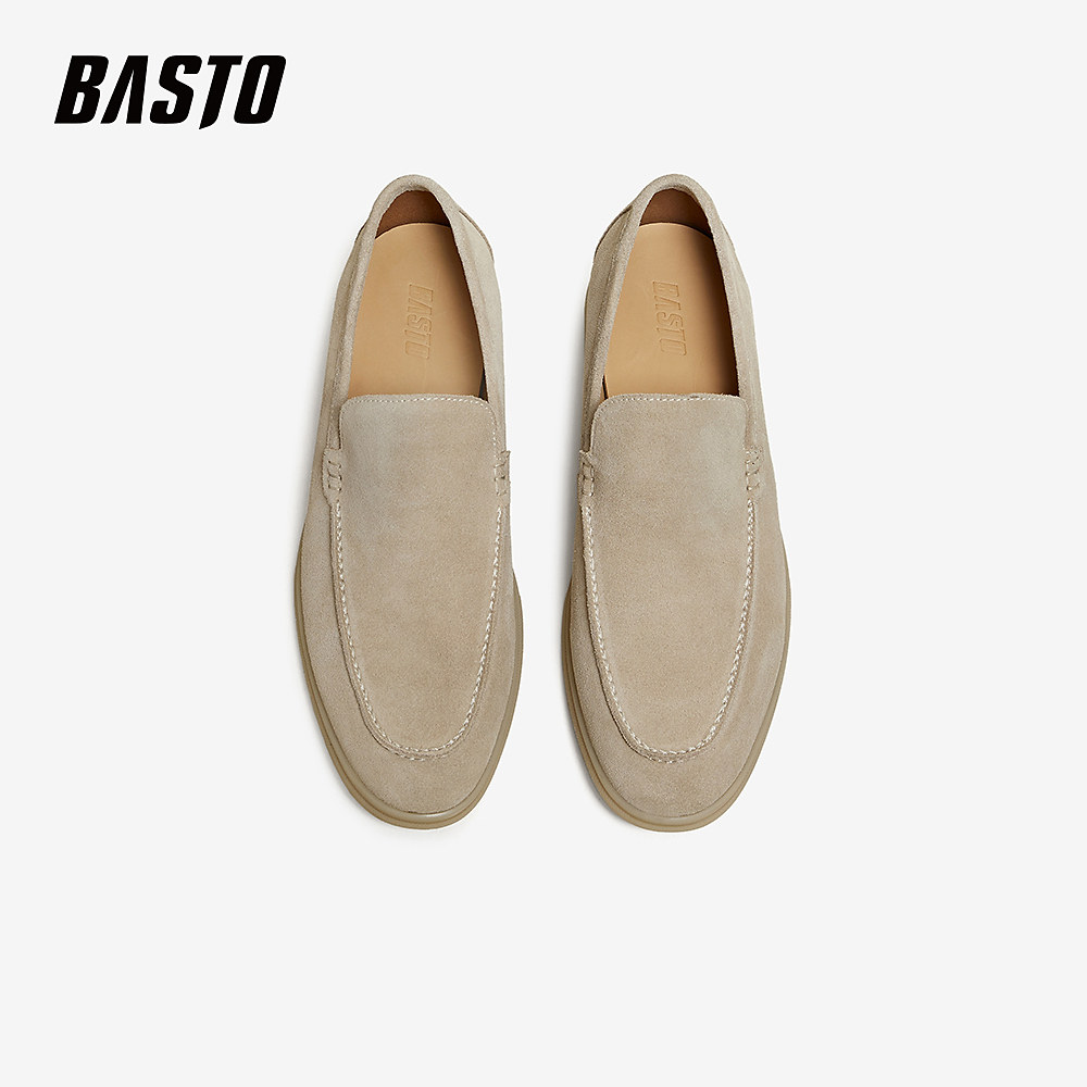 百思图2026春季新款乐福鞋简约商务通勤男休闲皮鞋13651AM6,淘宝优惠券,粉丝福利购,淘宝优惠卷