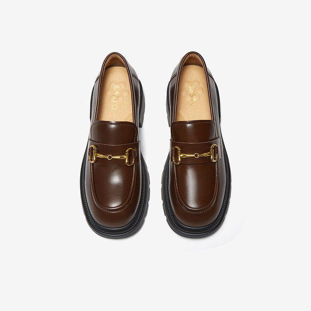 Bestu 2025 Autumn New Loafers Fashionable Retro Commuting College Style Women's Shoes TFW04CA5