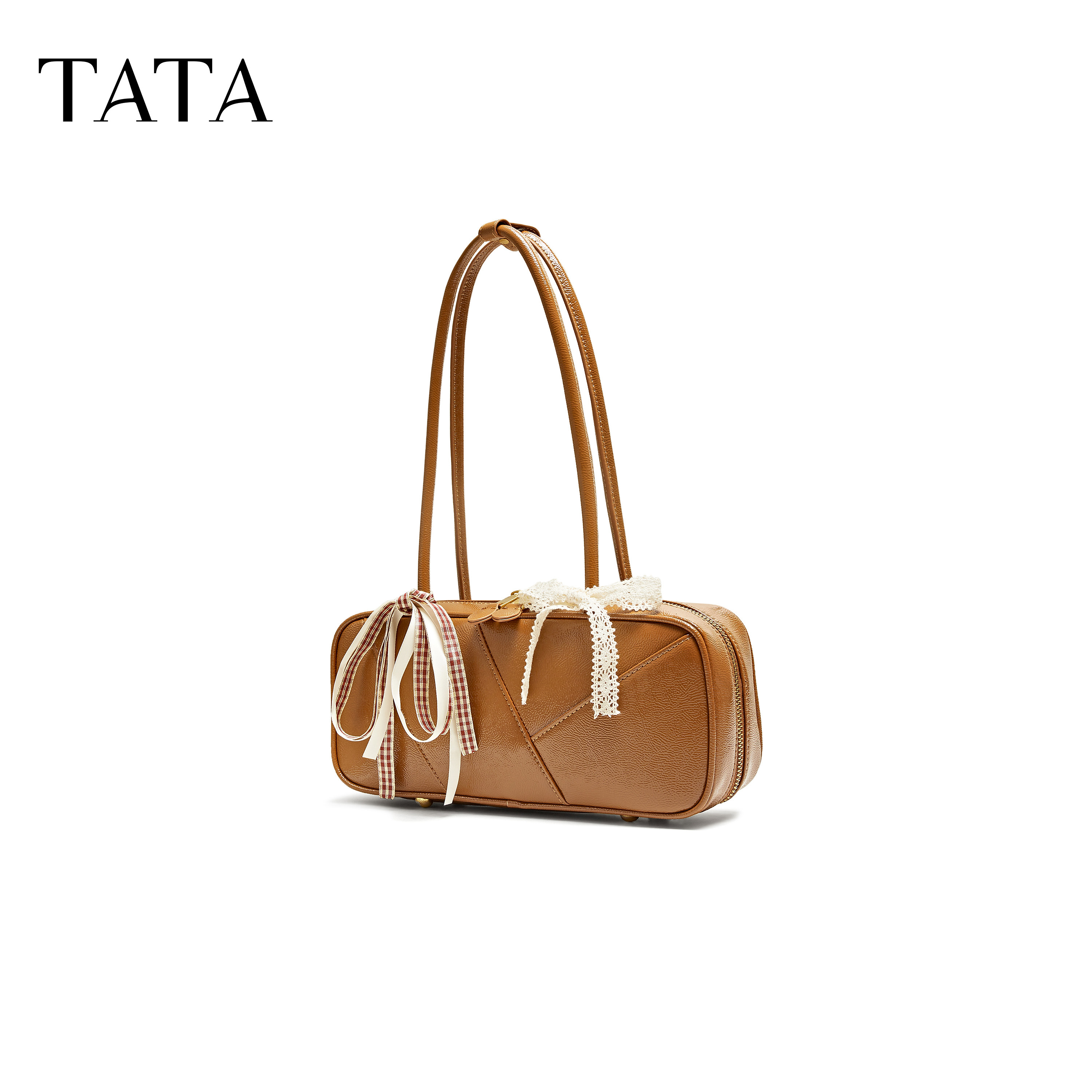 TATA/他她2025秋商场同款通勤百搭单肩包女小方包新款LB233BX5,淘宝优惠券,粉丝福利购,淘宝优惠卷