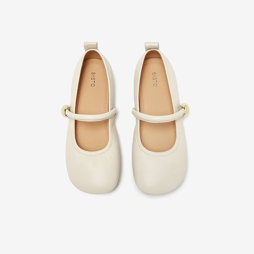 百思图2025秋季新款商场同款玛丽珍鞋时尚潮流女单鞋CS293CQ5 - 图0