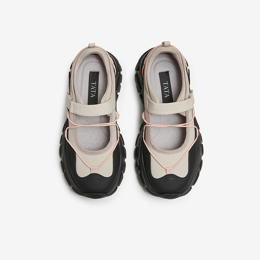 TATA他她厚底运动玛丽珍鞋女鞋休闲浅口单鞋2025秋季新款CV902AQ5 - 图2