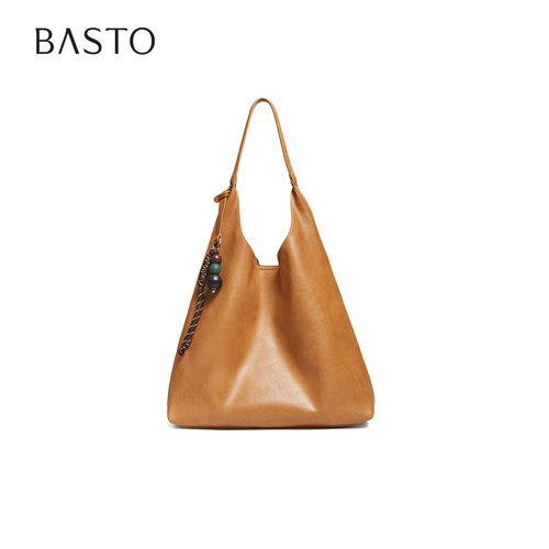 百思图2026春季新款托特包时尚简约大容量单肩包女TY075AX6 - 图0