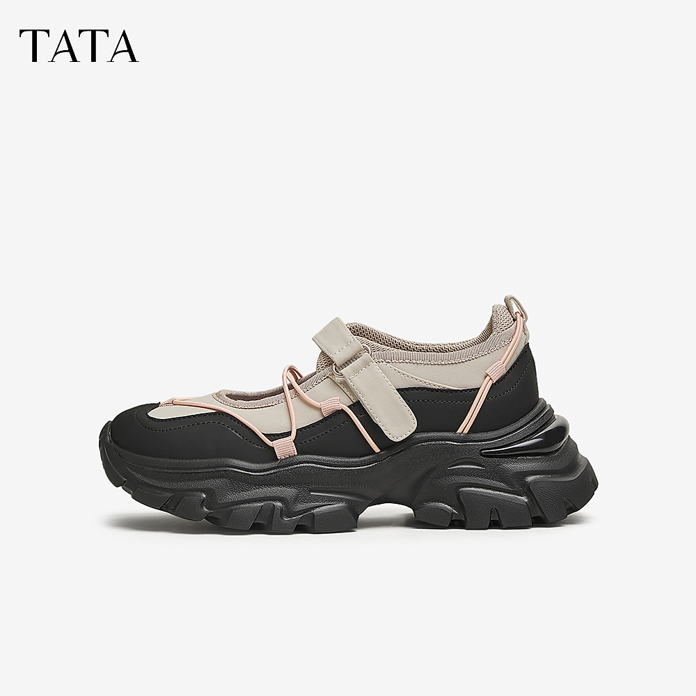 TATA他她厚底运动玛丽珍鞋女鞋休闲浅口单鞋2025秋季新款CV902AQ5 - 图0