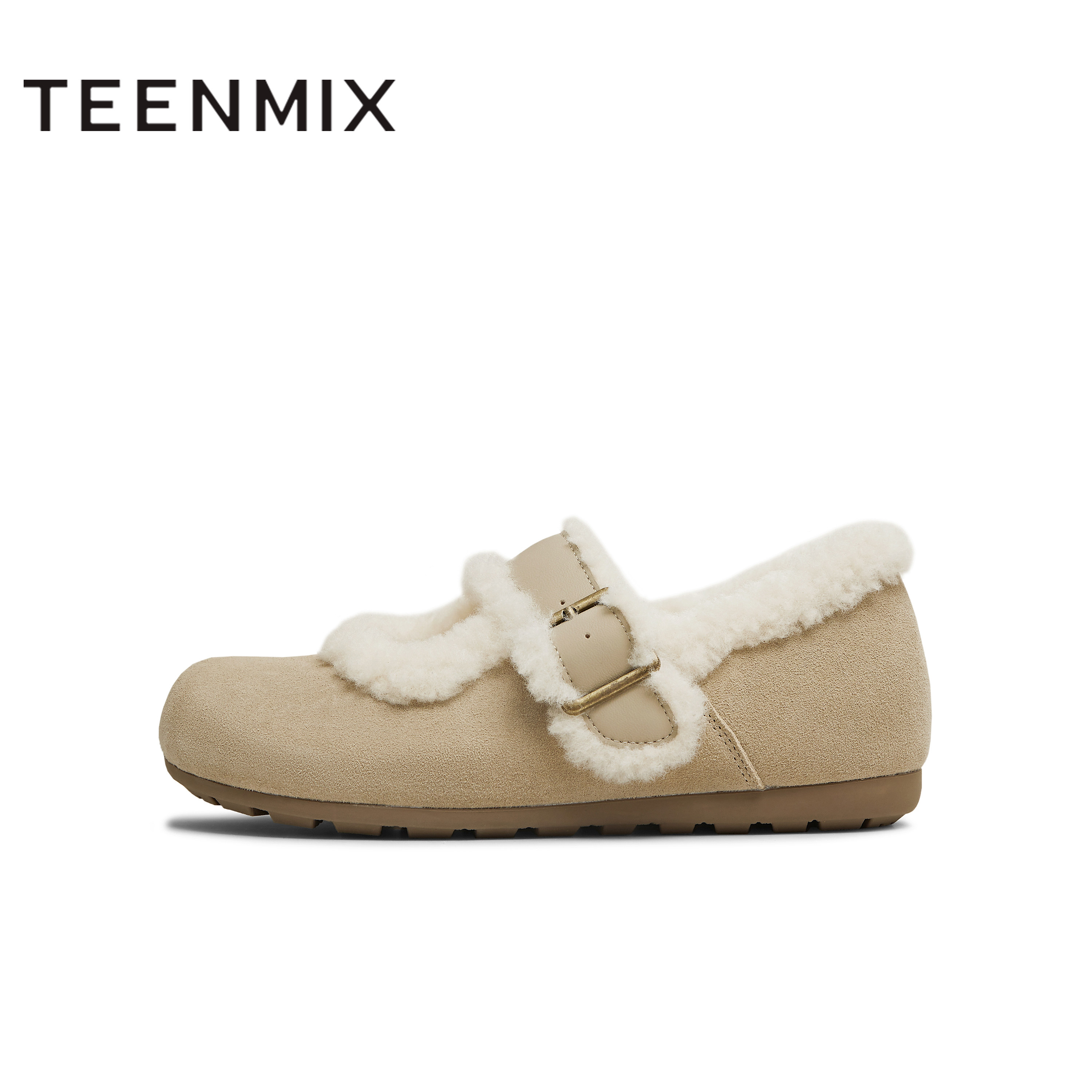 天美意2025冬新款厚底复古舒适保暖毛绒女玛丽珍KMZ26DQ5,淘宝优惠券,粉丝福利购,淘宝优惠卷