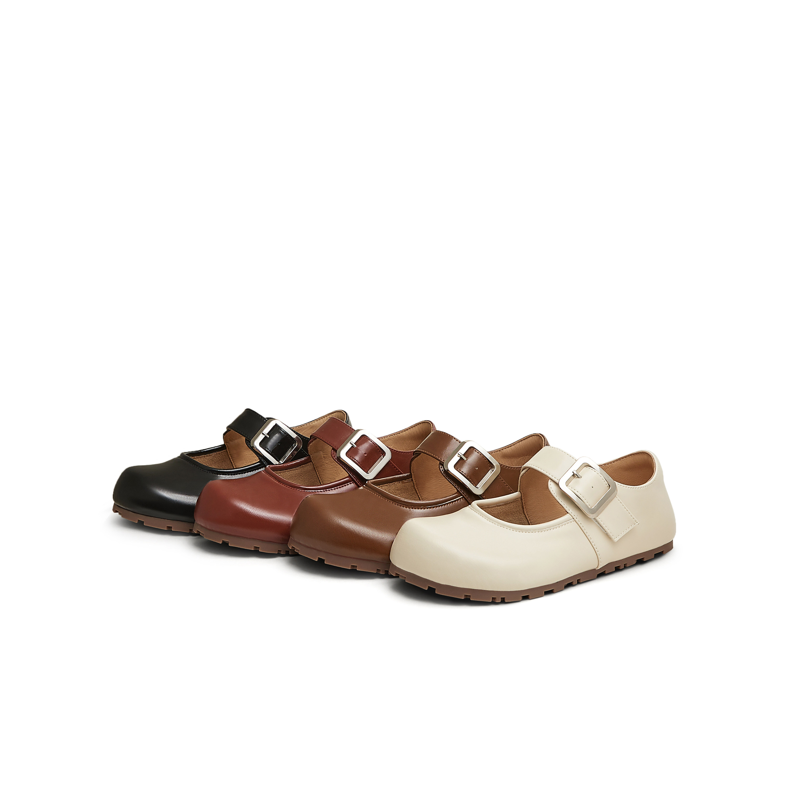 天美意2025秋新款平底舒适百搭通勤日系复古女玛丽珍鞋KM076AA5,淘宝优惠券,粉丝福利购,淘宝优惠卷