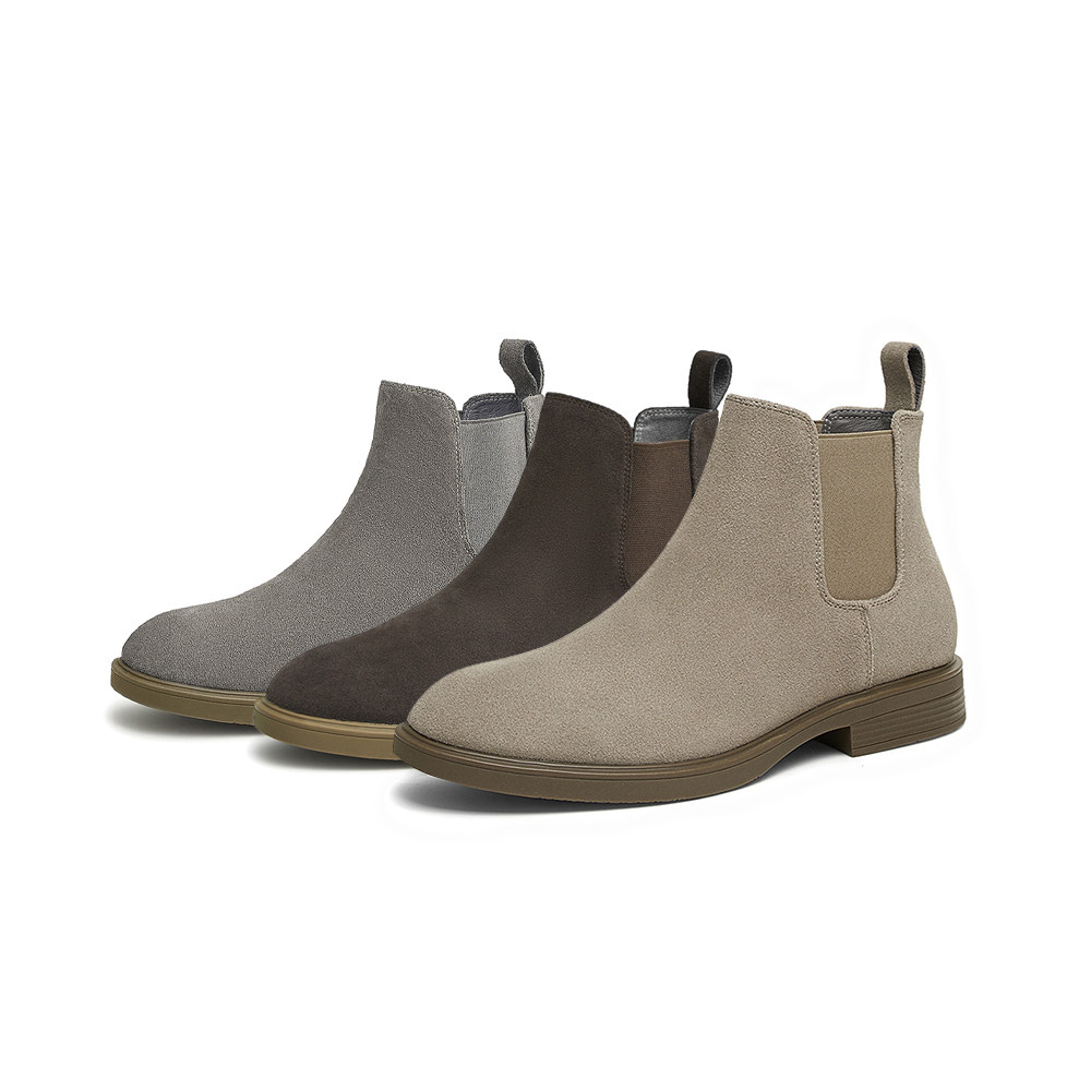 Tata her British genuine leather Chelsea boots men's boots warm chimney boots short boots 2024 new VVX02DD4