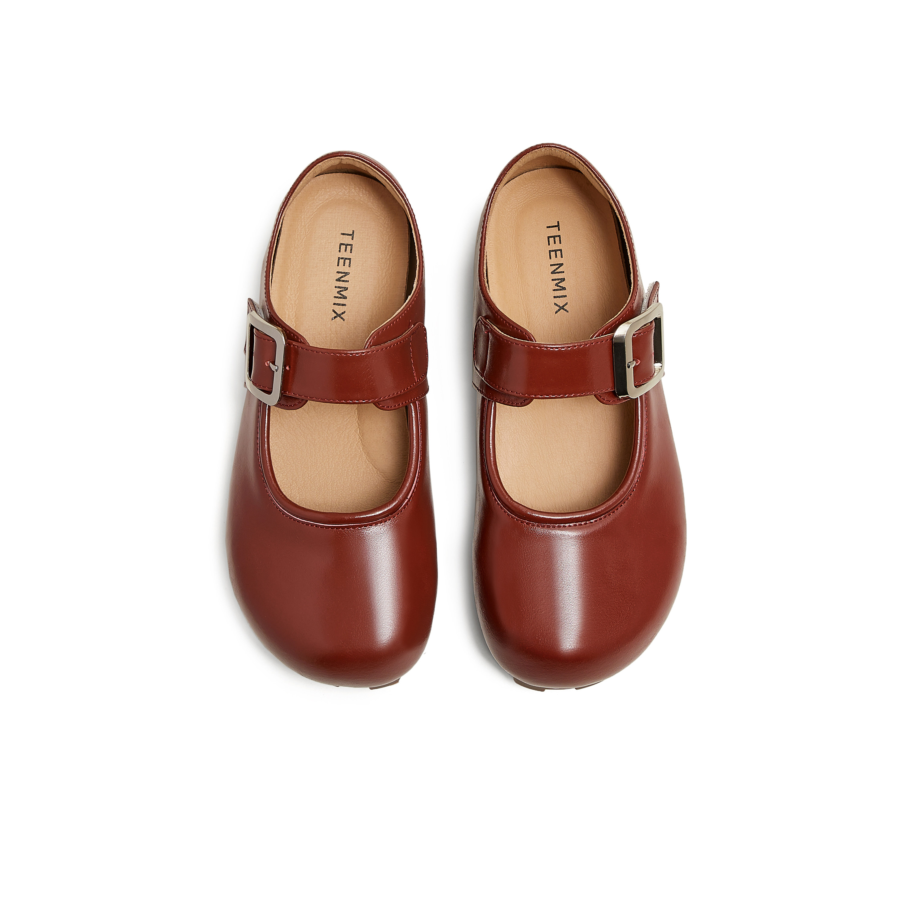 天美意2025秋新款平底舒适百搭通勤日系复古女玛丽珍鞋KM076AA5,淘宝优惠券,粉丝福利购,淘宝优惠卷