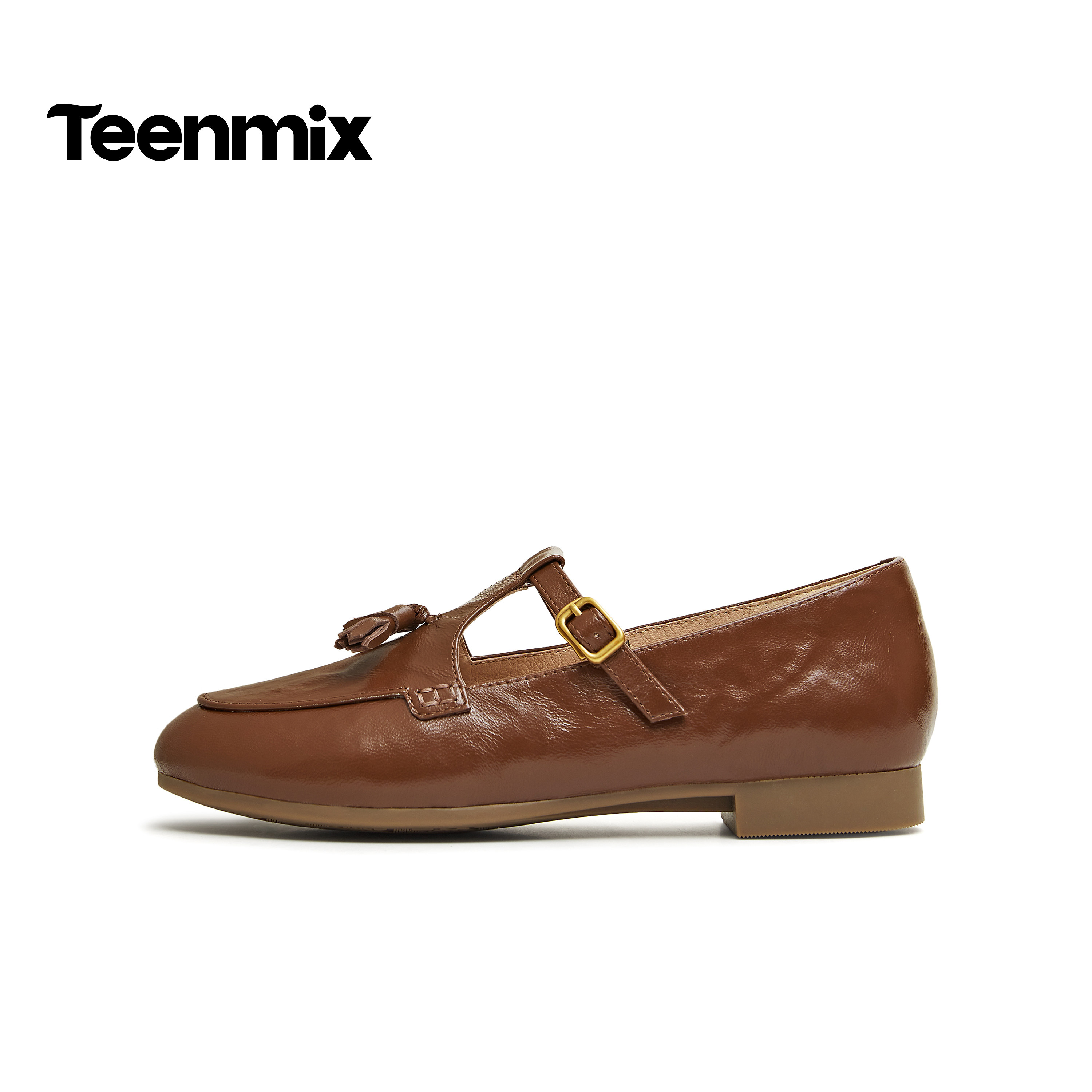 天美意2026春新款纯色百搭复古英伦风舒适女玛丽珍鞋CPC13AA6,淘宝优惠券,粉丝福利购,淘宝优惠卷