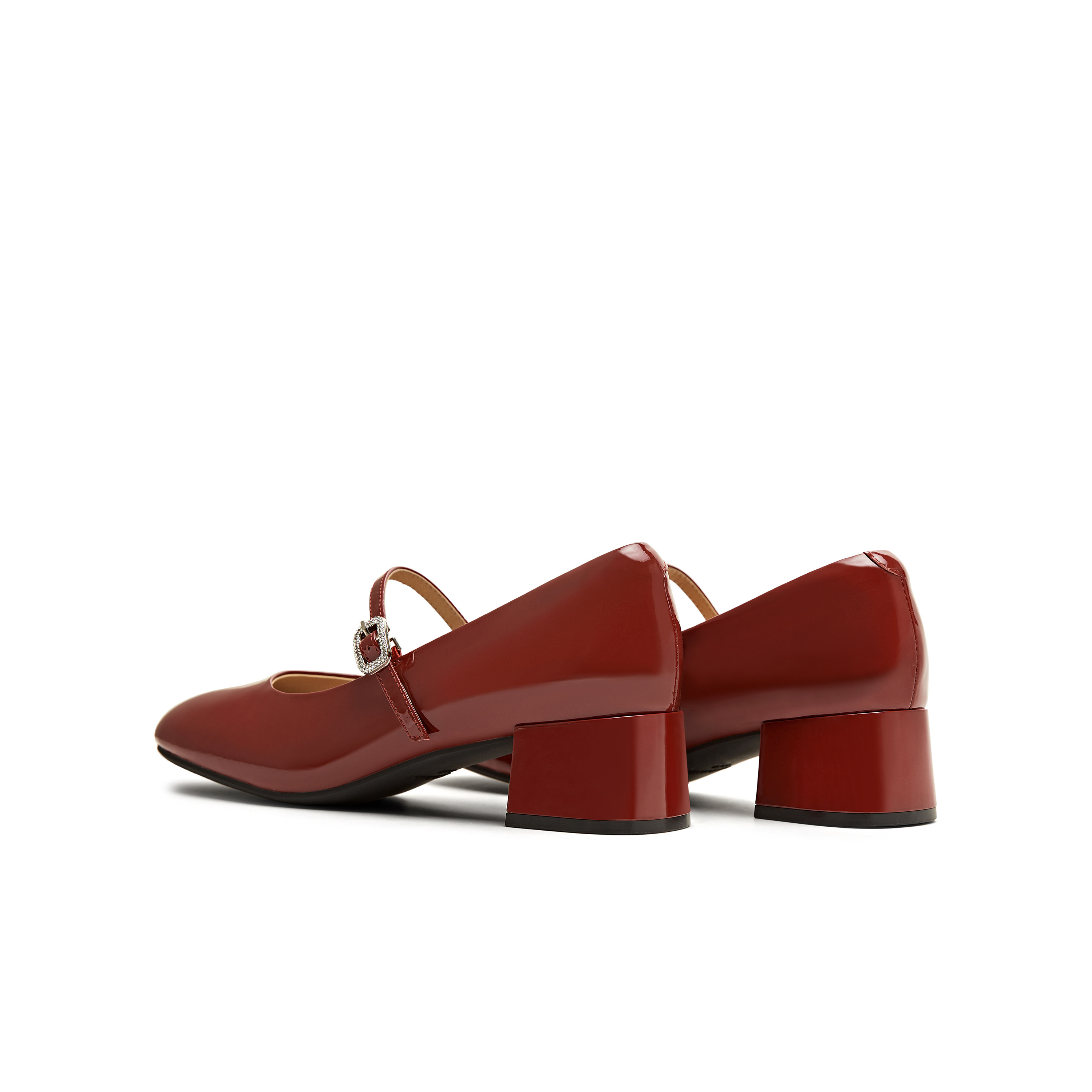 天美意2025秋新款中跟皮鞋法式单鞋气质百搭女玛丽珍鞋KM079CQ5,淘宝优惠券,粉丝福利购,淘宝优惠卷