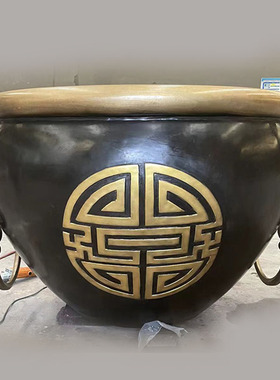落地大水缸铜缸聚宝盆大门海