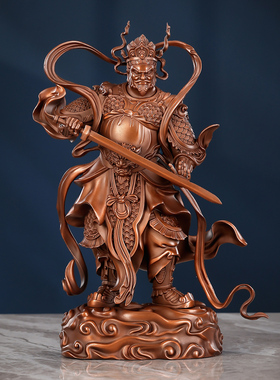 紫铜佛像四大天王金刚护法
