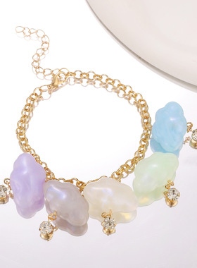 cloud pendant bracelet women's hand jewelry Bracelet girl 饰