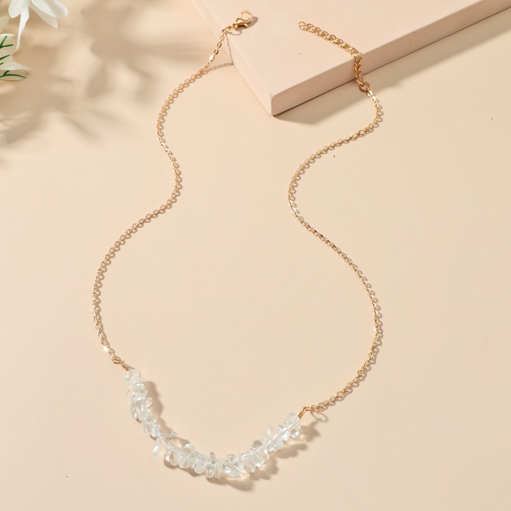 creative irregular women necklace summer new clavicle chain-图0