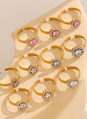 New Type Open Ring Female Ring Women's Joint Ring Set关节戒