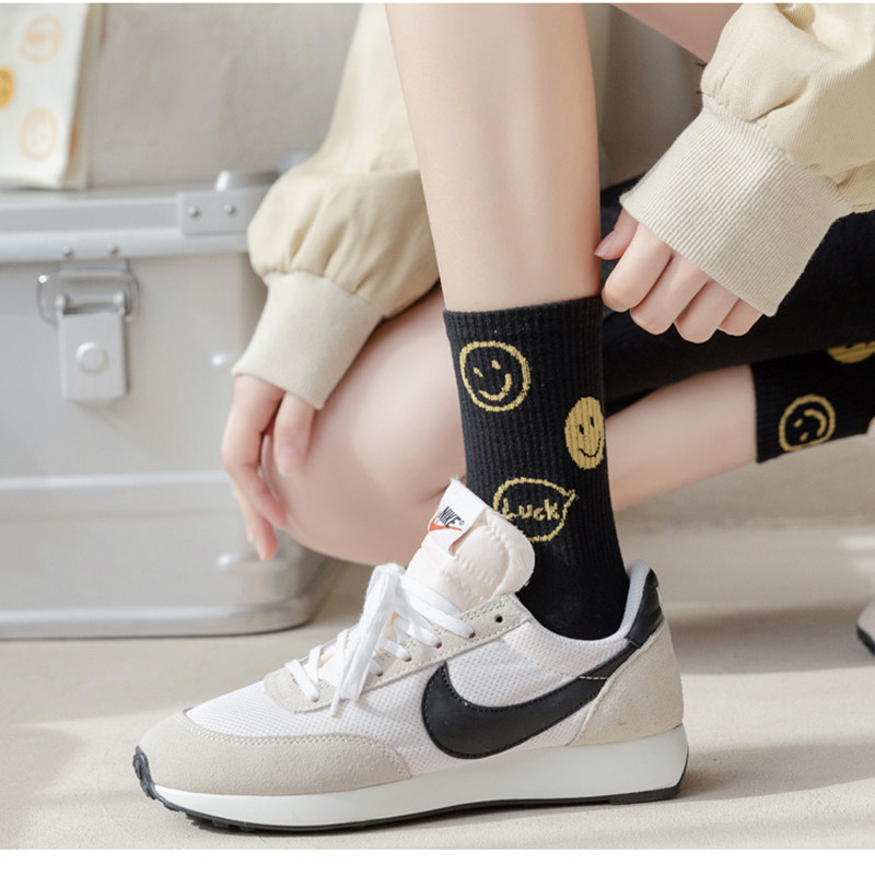 夏季可爱长筒外穿搭配休闲中筒袜 显莎短袜/打底袜/丝袜/美腿袜