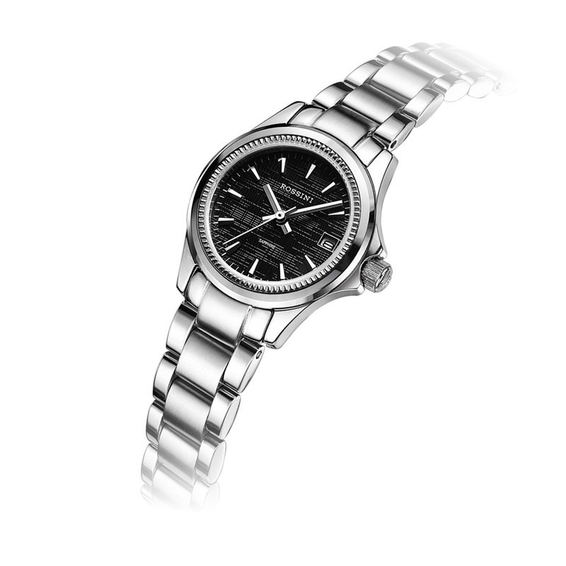 罗西尼手表男专柜正品时尚休闲商务防水钨钢上套石英表男女表5393