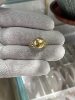 金绿色11.67mm浓金南洋金珠戒指 布契拉提风 精工18k天然钻石镶嵌