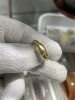 Super full, simple plain gold antique jewelry with a visual point of 7.17mm thick gold gold bead keshi ring