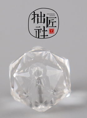 东海白水晶无相圆珠 多棱切面配珠 手串顶珠腰珠隔珠diy配饰