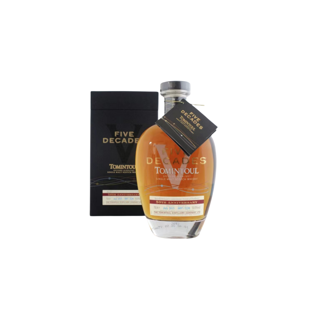 托明多五世50周年 TOMINTOUL苏格兰单一麦芽威士忌礼盒装进口洋酒 - 图1