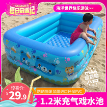 Children inflatable swimming pool Family thickened oversize Large Family Indoor Baby Baby Bathing Play Pool