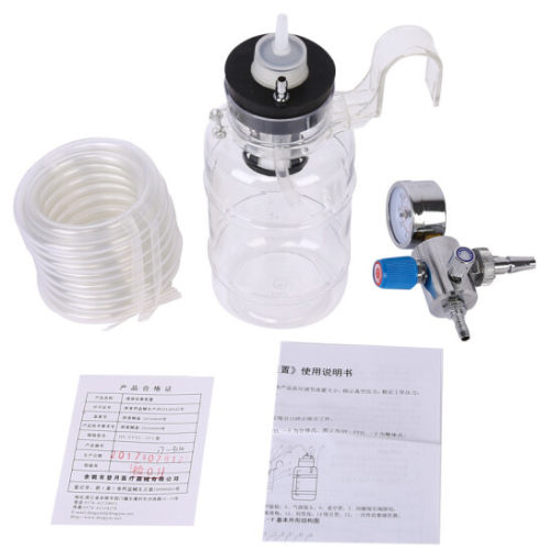 登月医用废液收集器吸引瓶负压吸引器吸引瓶医院设备带配件1100ml - 图0