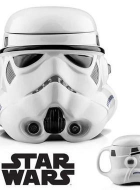 StarWars星球黑白武士陶瓷水杯