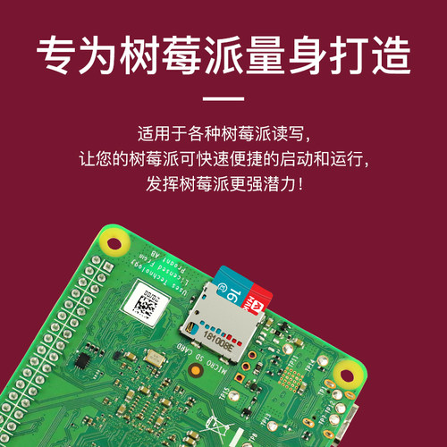 Raspberry Pi树莓派专用内存卡 TF卡 高速卡16G/32G/64G/128G可选 - 图1